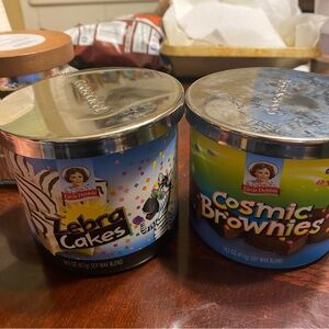 Zebra Cakes and Cosmic Brownies Candle Set